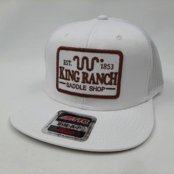 Retro Vintage Style Cowboy Riding Rancher Texas Pride King Ranch Embroidered Hat main image 3